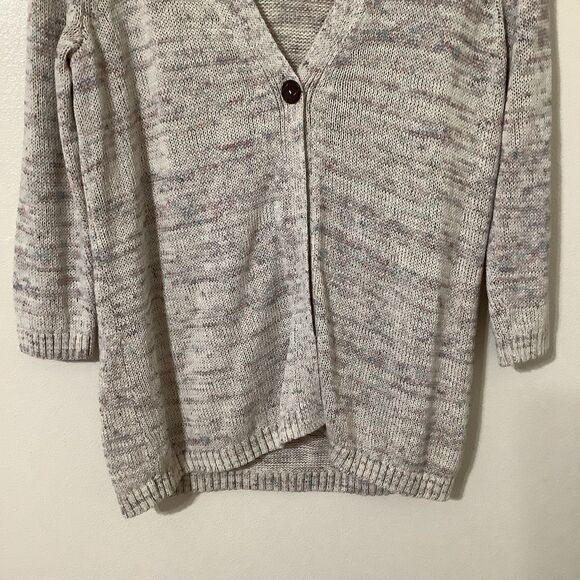 J Jill Cottagecore Hobbit Multicolor Knit Granny Grandpacore Cardigan Small - Picture 3 of 12